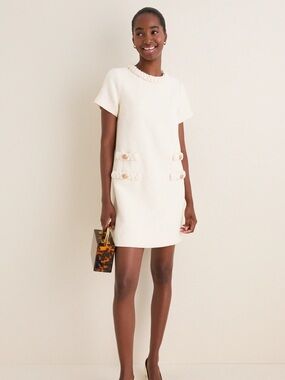 NWT Tuckernuck Pearl White Tweed Jackie Dress, size M